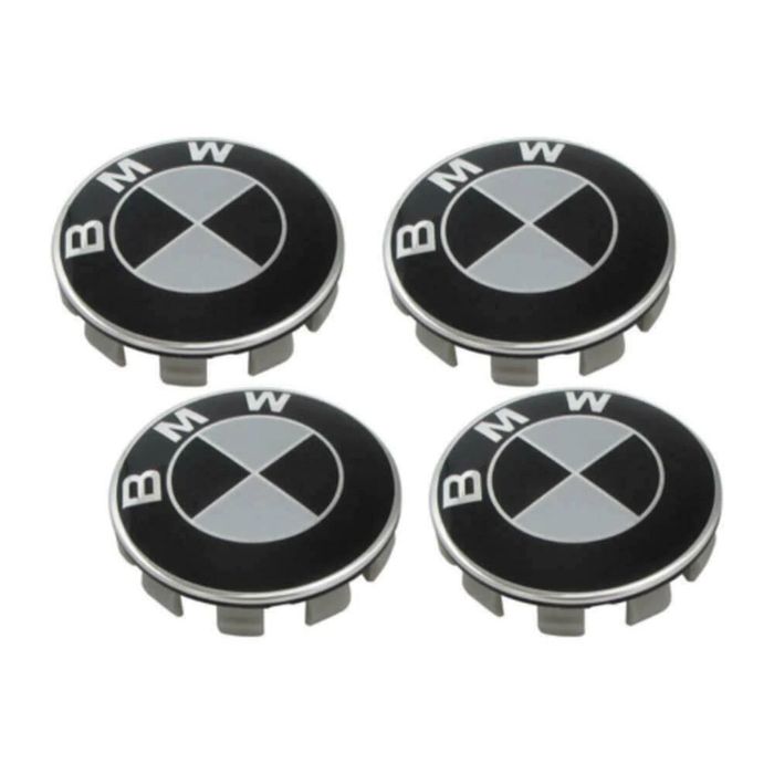 Capace Capac centrale jante  Bmw Alb-Negru f20/f30/f34/f10/f11/f25/f26