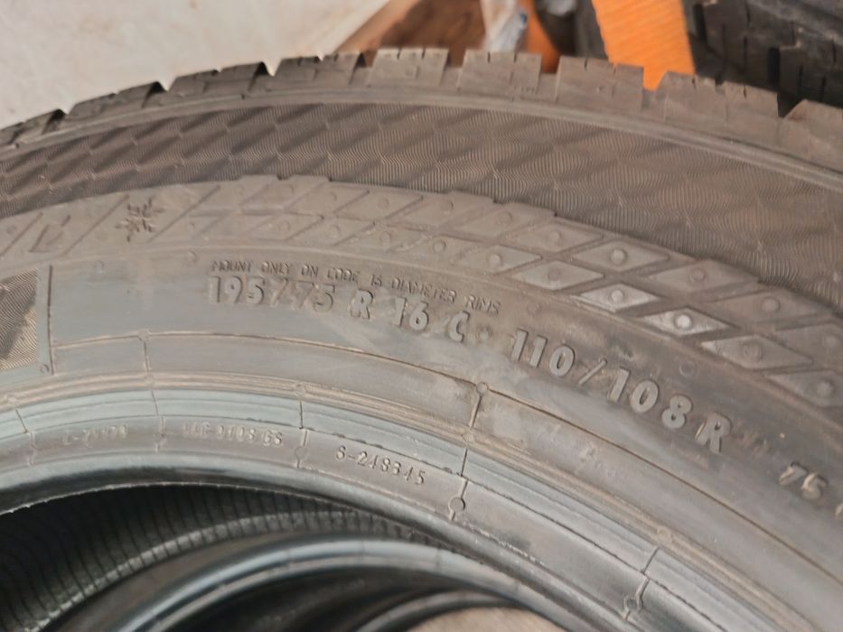 Anvelope 4sezoane MS 195 75 16c continental 2021 10.5mm