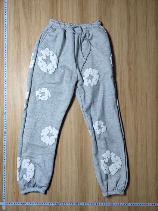 Pantaloni lungi denim tears
