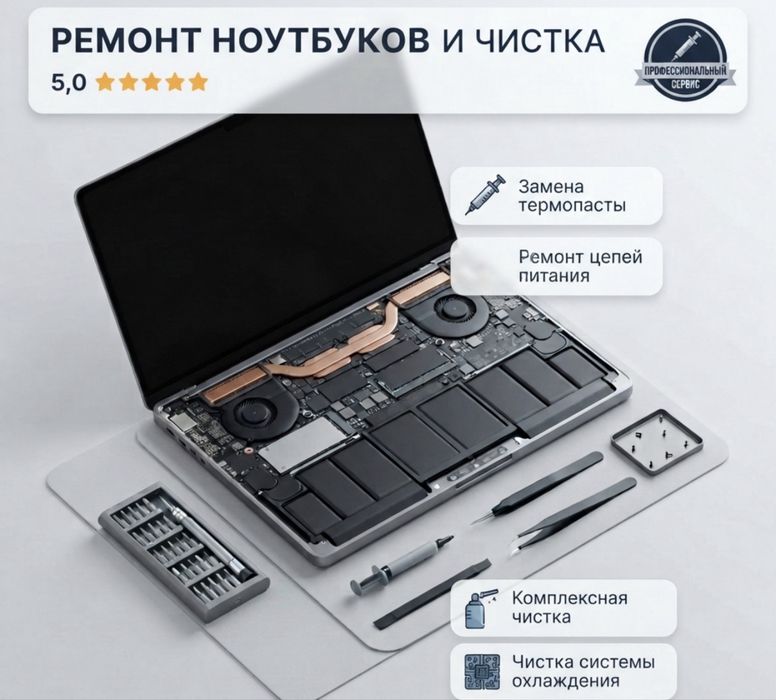 Ремонт / чистка ноутбуков