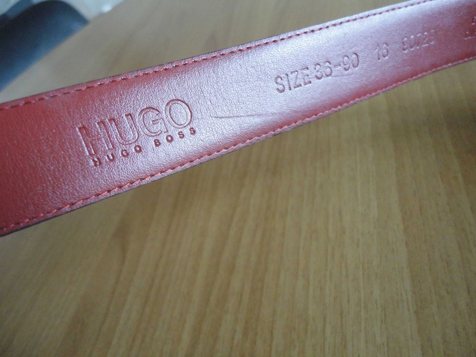 Hugo Boss/естествена кожа/мъжки колан