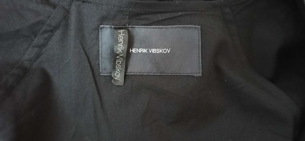 Rochie Henrik Vibskov bumbac neagra marimea M