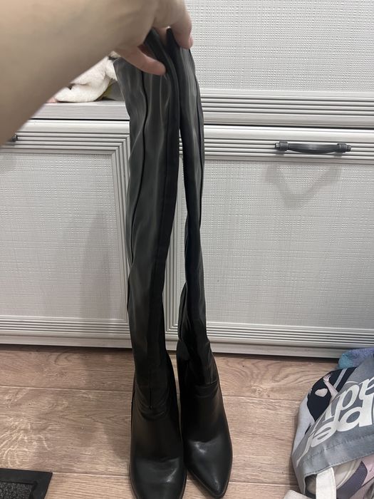 Сапоги на каблуке бренд Baldi