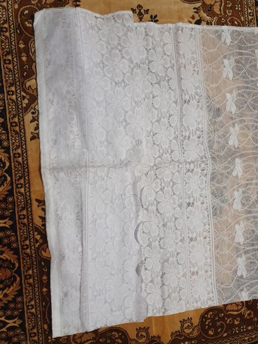 Тюль капроновая, белье постельное Полуторка