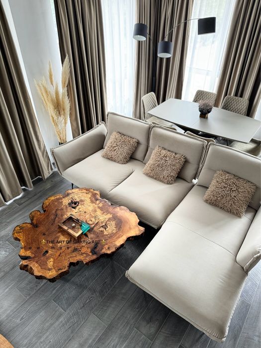 Холна , Трапезна Маса от Естествено Дърво , Дървена Маса