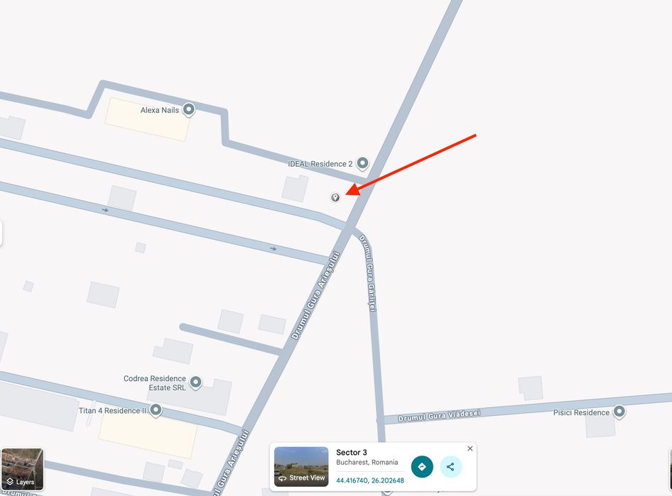 Vând Teren 470m² Intravilan Str. Ariesului Sector 3 - Vad Comercial!