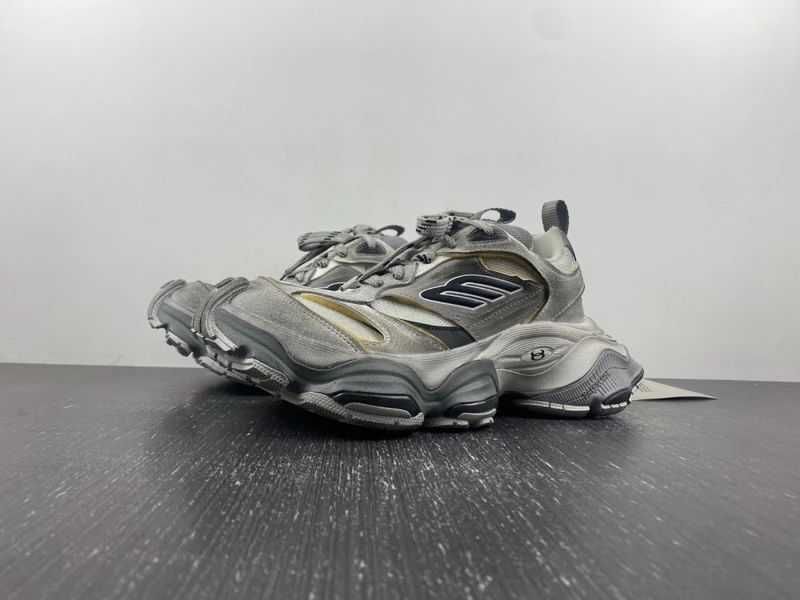 Balenciaga Cargo Sneaker - Black/Dark Grey