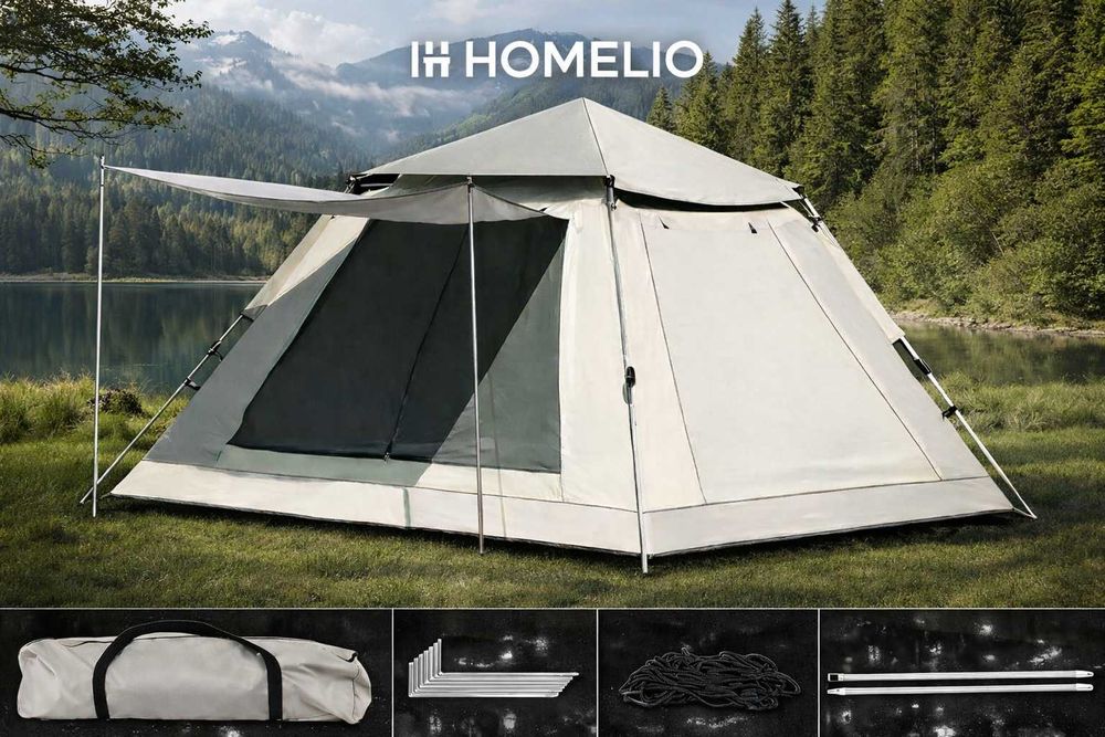 4 kishilik turist chodiri, camping palatka HOMELIO
