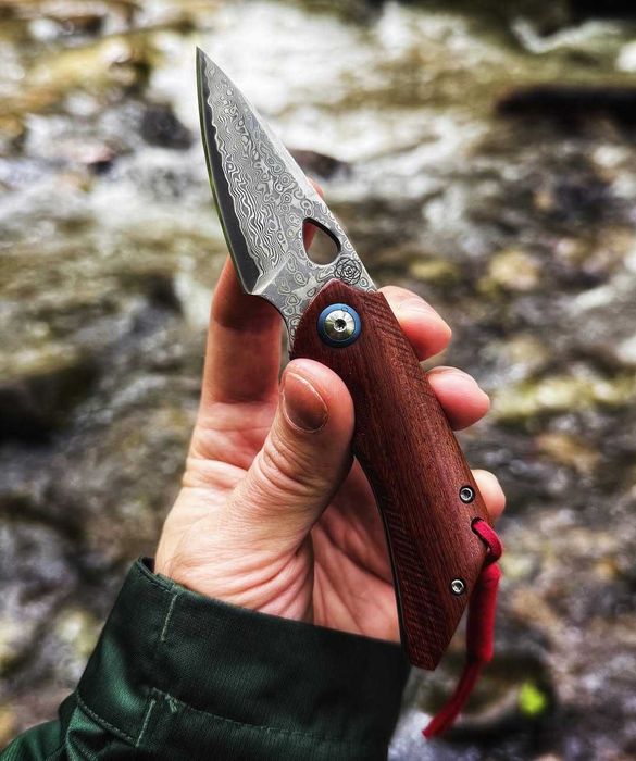 Ikigai San Mai Custom Folding Knife