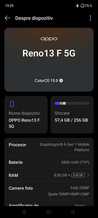 Telefon Oppo reno 13f