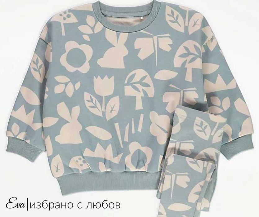 Комплект от две части за момичета на възраст 3-4 години