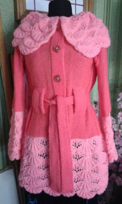 Кардиган вязаный