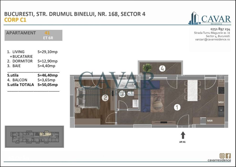 Alege Inteligent. Alege Cavar Residence