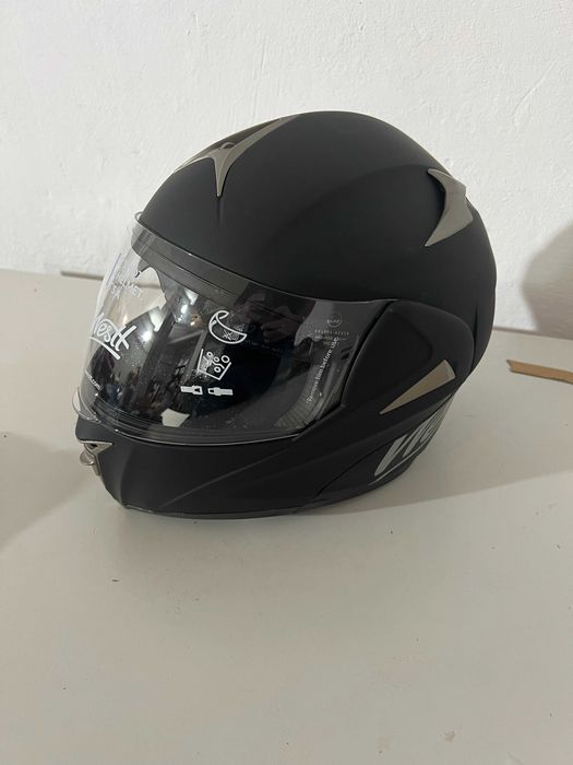 Cască moto modulară WESTT ECE 22.06, cu ochelari de soare integrați și vizieră