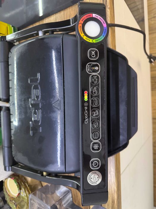 Грил Tefal OptiGrill+ – запазен, с кутия