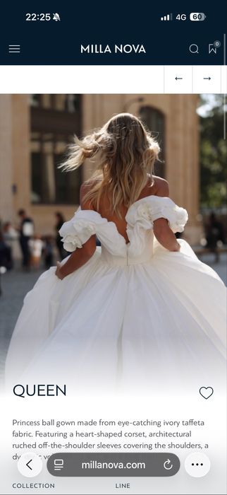 Vand Rochie de Mireasa Milla Nova