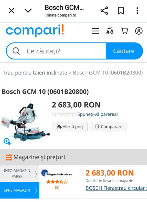 Bosch - mașină de tăiat ( Termopan etc.)