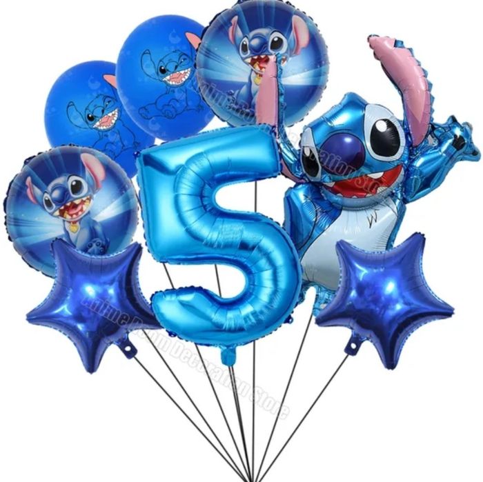 Парти сет украса Стич