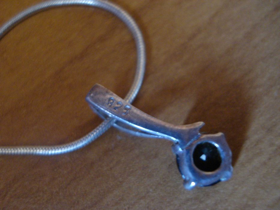 Colier și cercei de argint 925 si onix