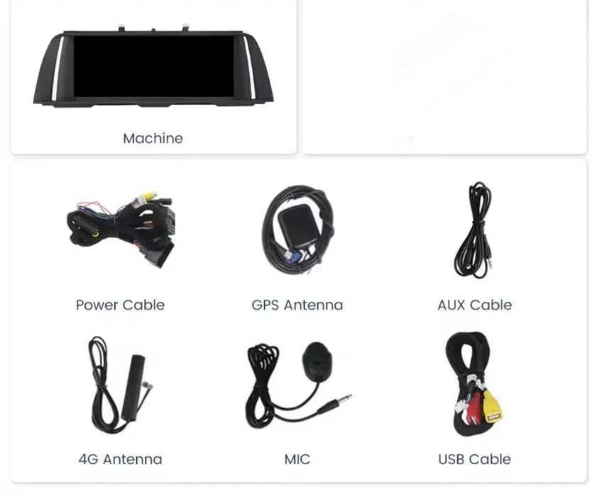 Navigatie Android BMW seria 5 x3 x4 F10 F11 F25 F26 Carplay 2-4GB