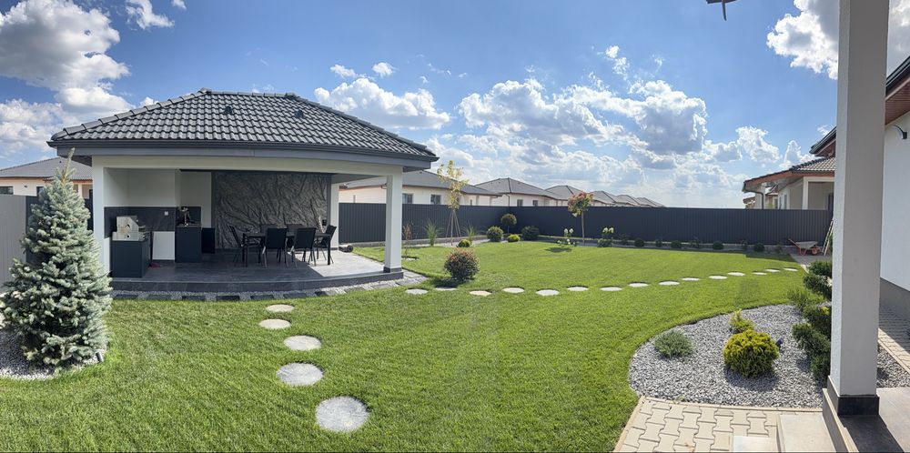 Casa noua de vanzare, 152 mp constr. - 110 mp utili + 507 mp teren, casa este complet mobilata si utilata, toate utilitatile