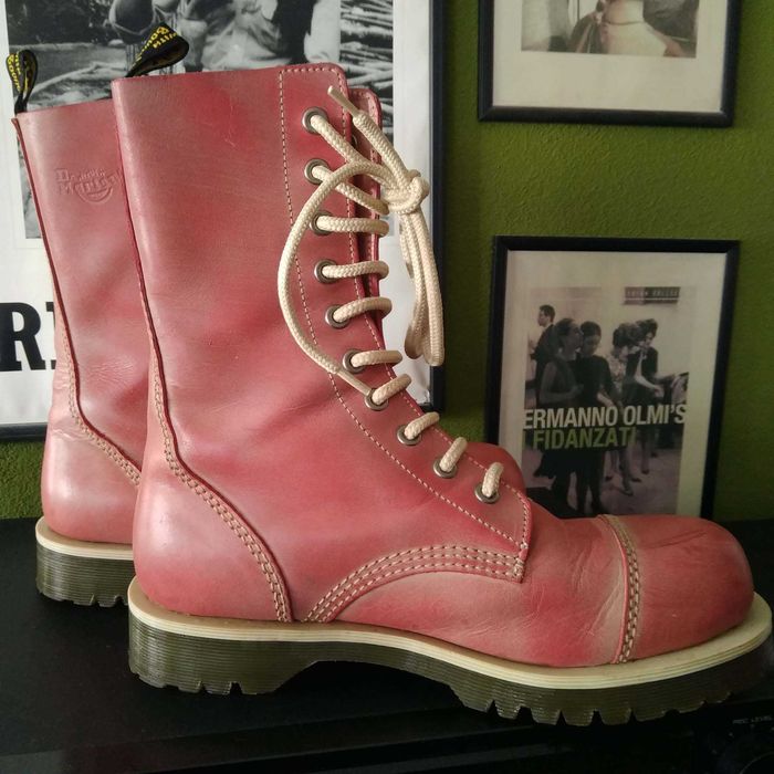 DR MARTENS B234 ROSE SIDE SWIPE високи кубинки, номер 41, UK 7
