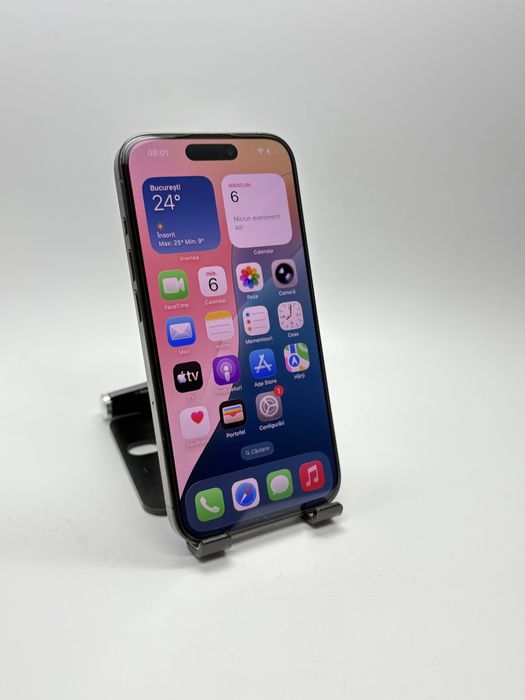 iPhone 15 PRO - Black - Stare Excelenta - Baterie 100% + Garantie