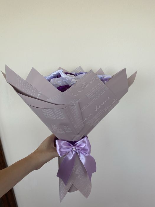 Buchet din satin