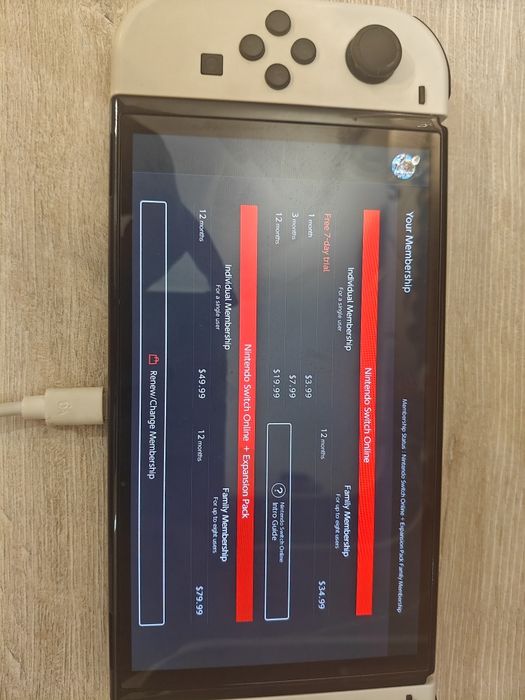 Nintendo switch oled