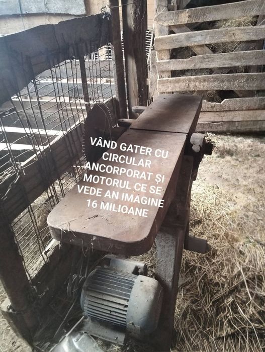 Vând circular cu gater ancorporat