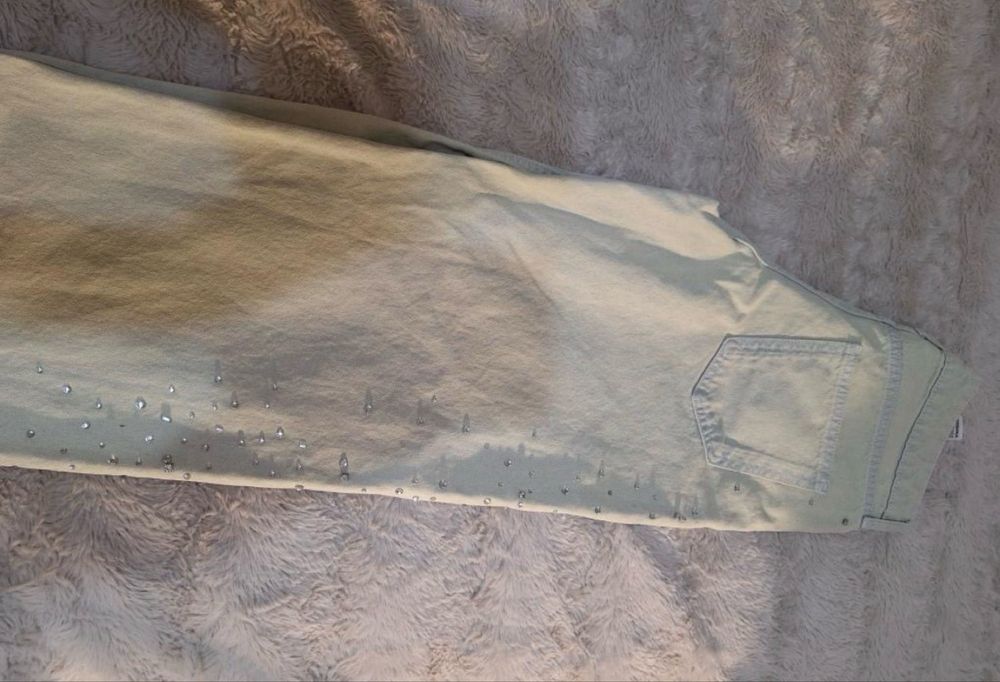 Чисто нови елегантни дънки с камъчета