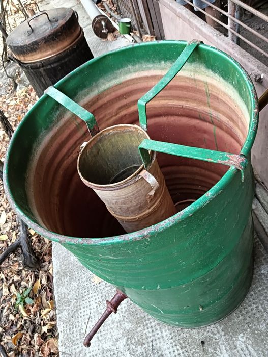 Cazan de cupru 110 litri - Butoi stejar 300L - Zdrobitor struguri