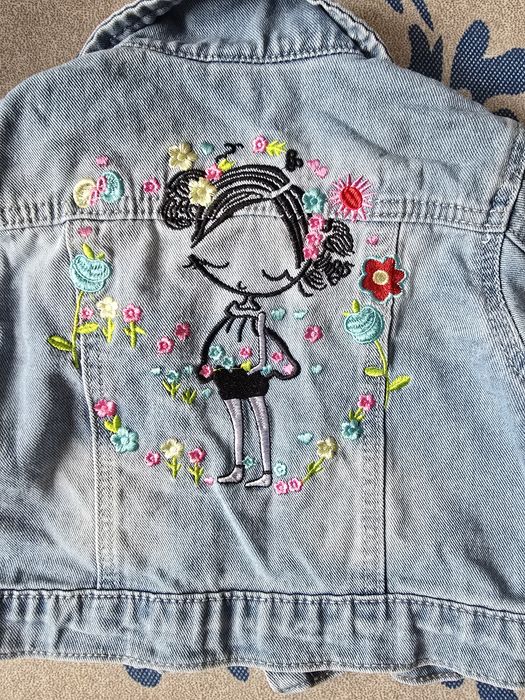Geaca din denim fetite 12-18 luni