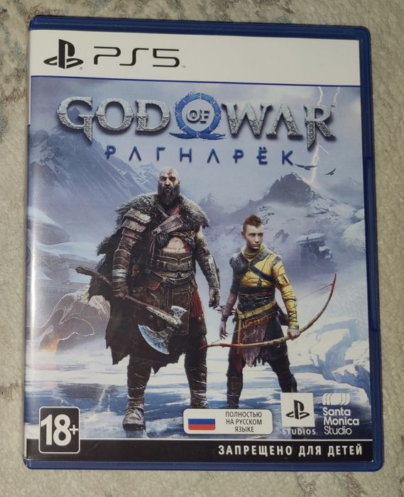 Диск игры God of war Ragnarok на пс5