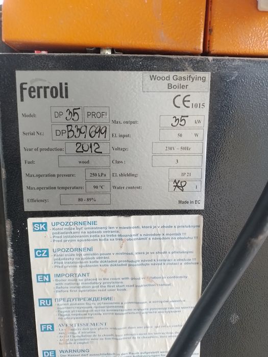CENTRALĂ  ferroli de vânzare