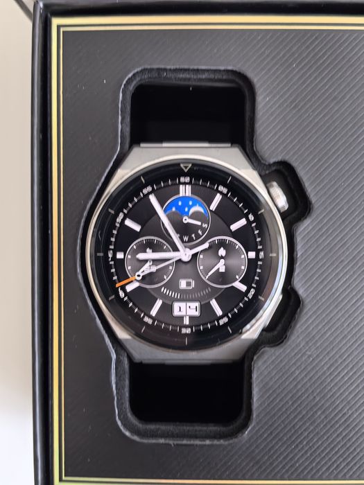Huawei Watch GT 3 Pro Titanium – Пълен комплект с титаниева верижка
