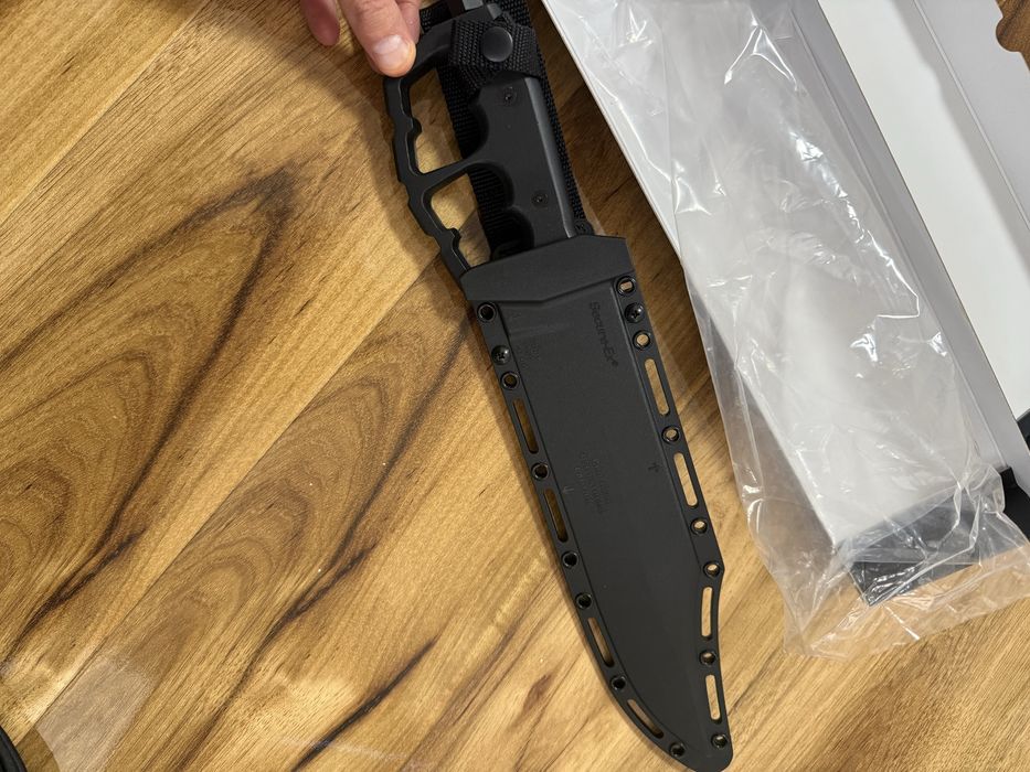 Нож Cold Steel Chaos Bowie със Secure-Ex sheath