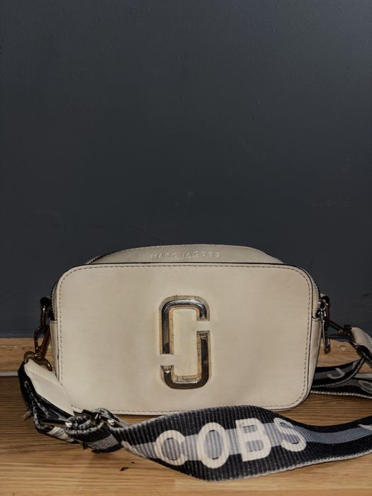 Geanta de umar mini stil MJ crem