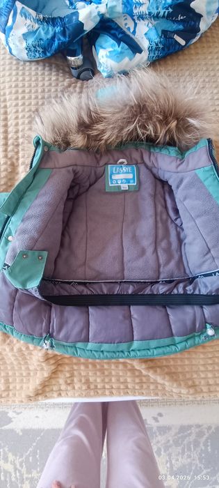 Детская куртка с комбинезоном