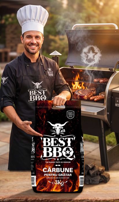 Marcă înregistrată pentru cărbune pentru grătar:  “BEST BBQ”