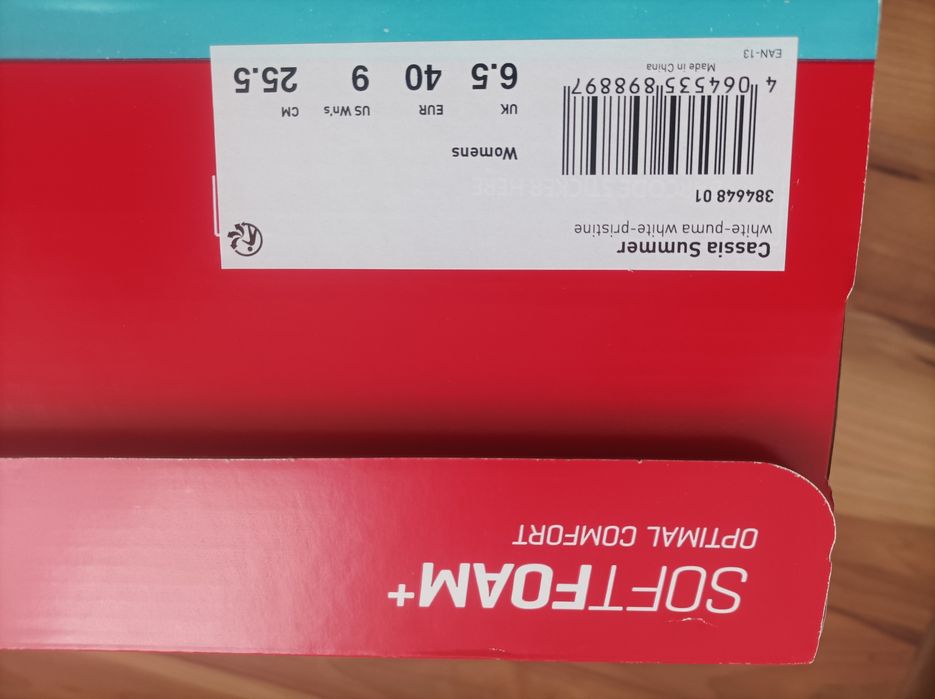 PUMA/Fitflop/Reebok/Hush Puppies N39/40 Нови маратонки