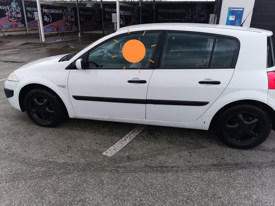 Vand Megane 2 alb