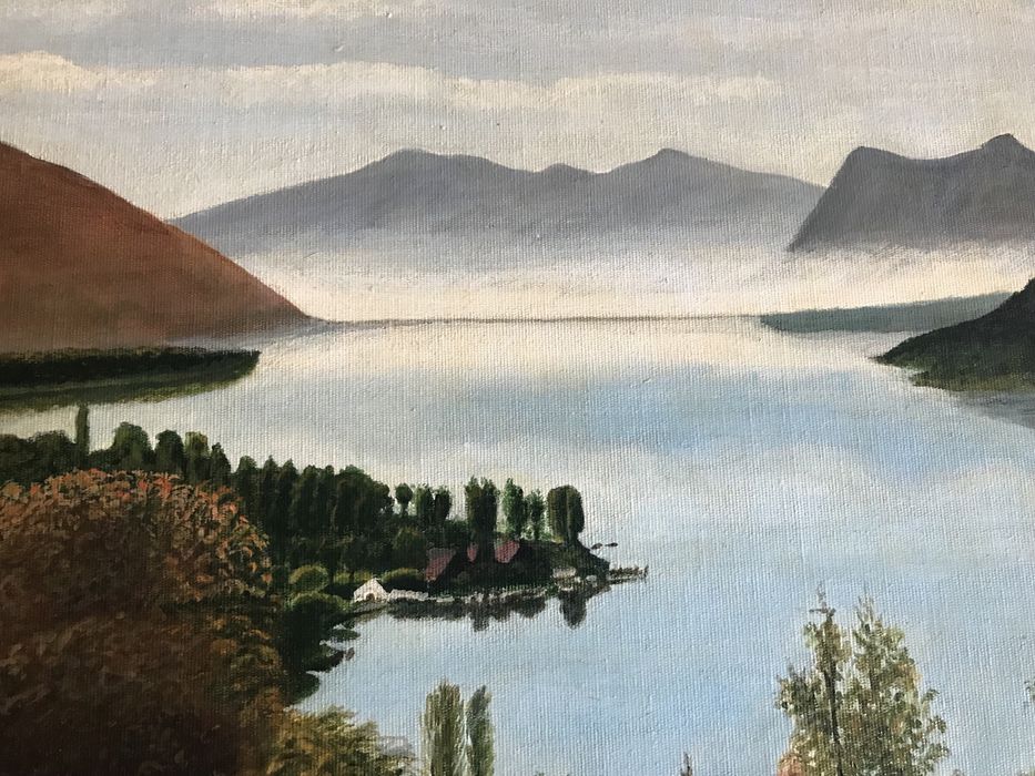 Pictura tablou in ulei pe PFL, din UK