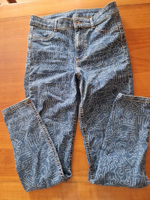 Pantaloni tip denim Calzedonia mas M