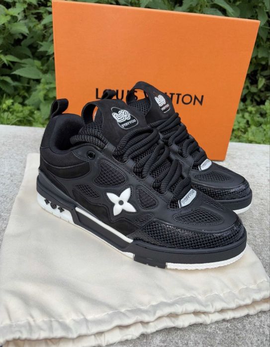 louis vuitton skate negru