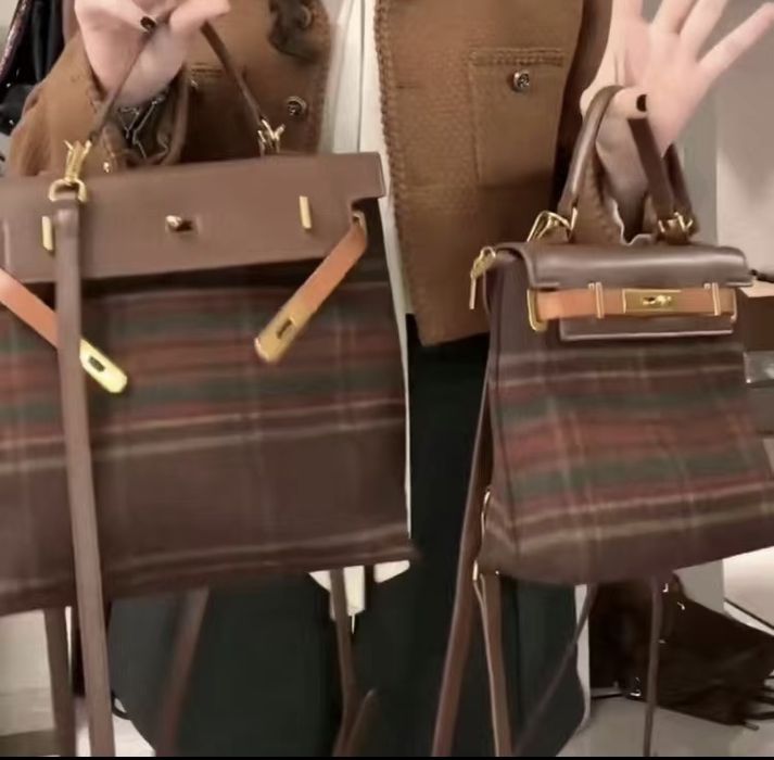 Сумка в стиле Гермес