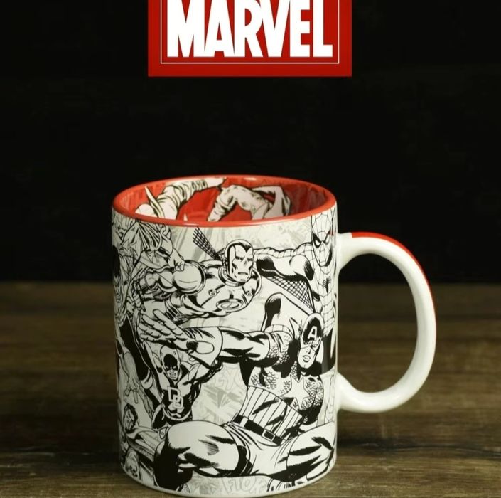 Бокалы кружки Marvel, Lego, V8 двигатель