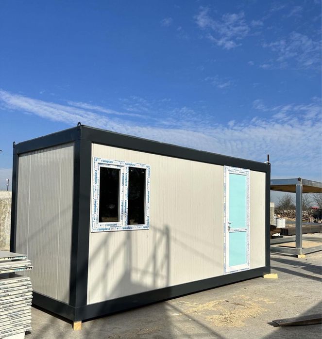 Vand containere modulare cu vitrina , design comercial fast food