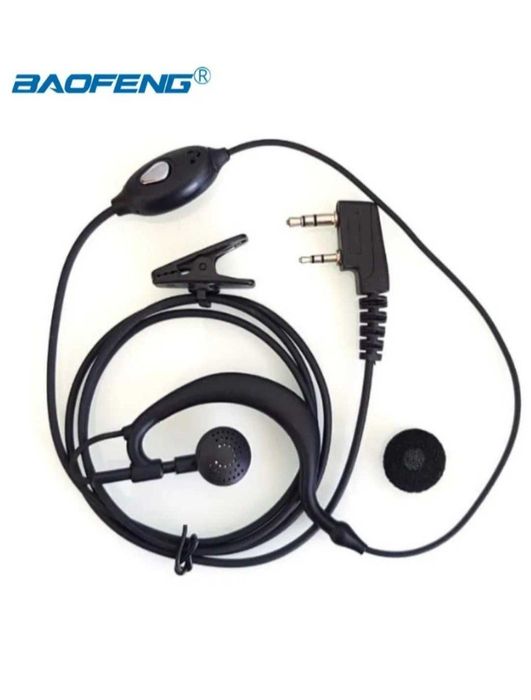 Гарнитура, навшник для Рации Baofeng , Kenwood, Vostok, Motorola
