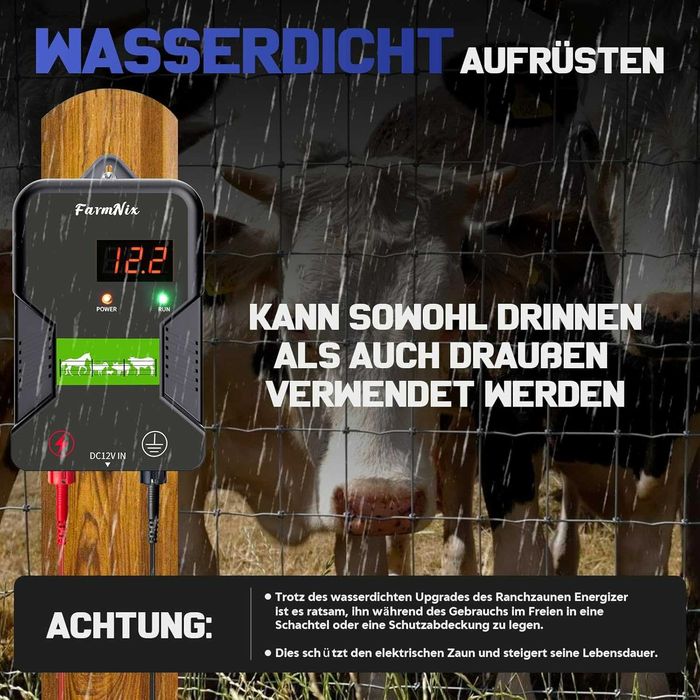 Електропастир 15km 12000V 2J за животни